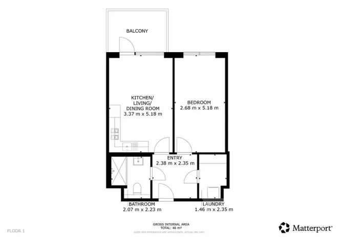 Pronájem bytu 2+kk, Praha - Řeporyje, Haenkeho, 46 m2