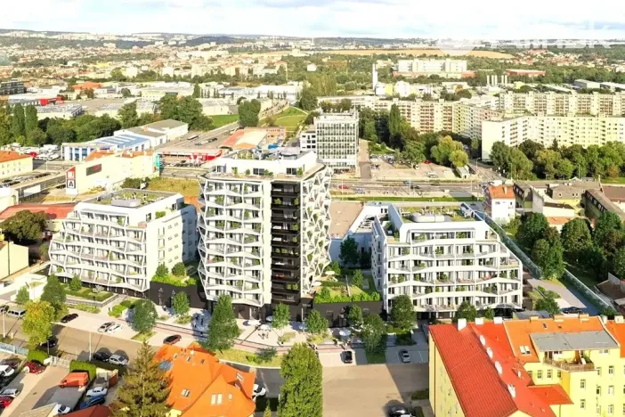 Pronájem bytu 1+kk, Brno, Komárovská, 29 m2