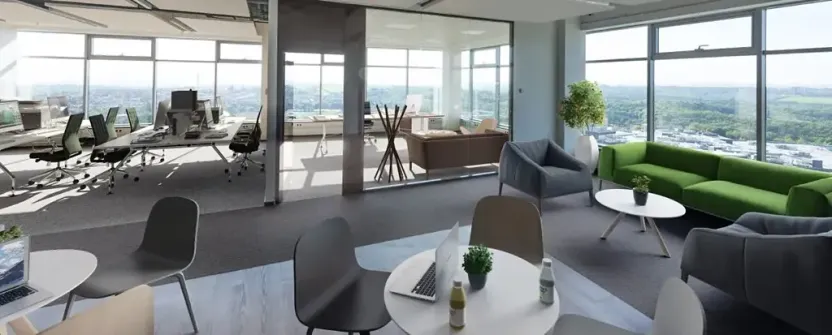 Pronájem kanceláře, Praha - Stodůlky, Bucharova, 1150 m2