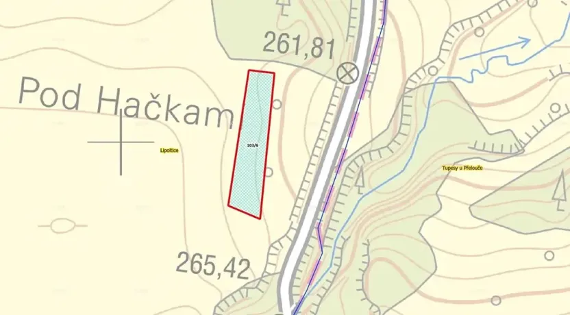 Prodej pole, Lipoltice, 2445 m2