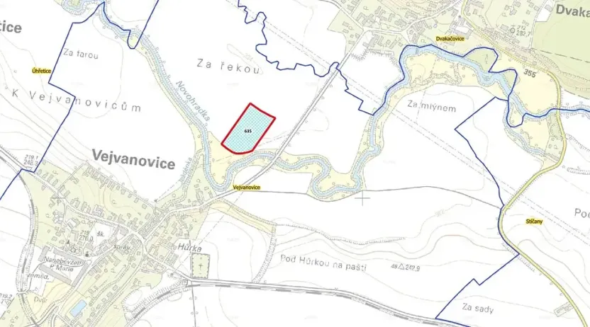 Prodej pole, Vejvanovice, 15162 m2