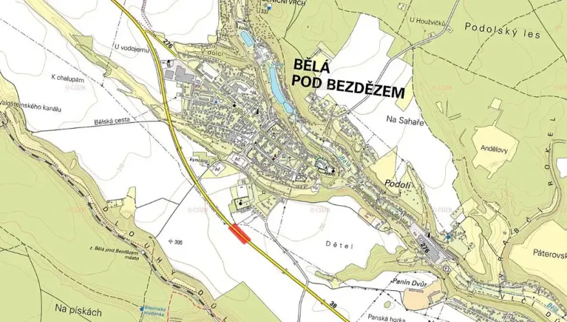 Prodej pole, Bělá pod Bezdězem, 3526 m2