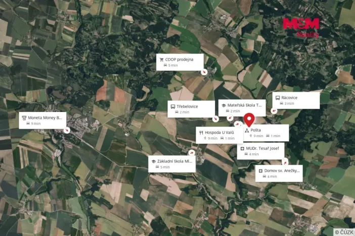 Prodej pozemku pro bydlení, Třebelovice, 936 m2
