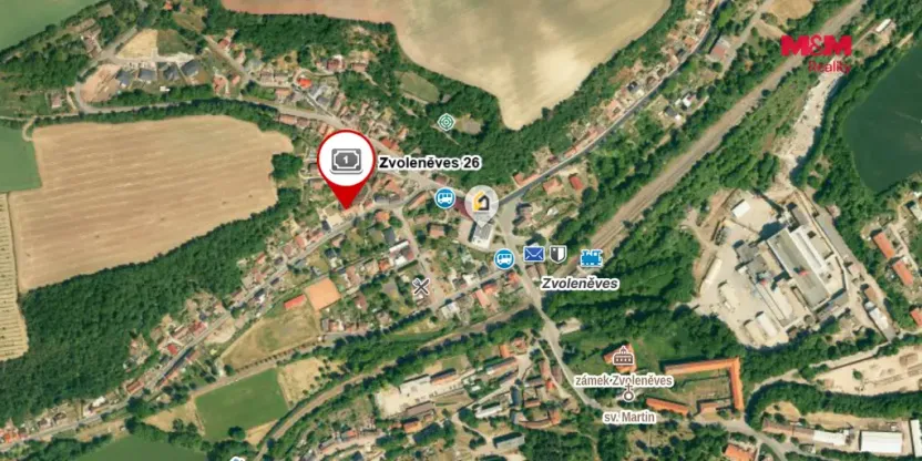 Pronájem bytu 3+kk, Zvoleněves, 85 m2