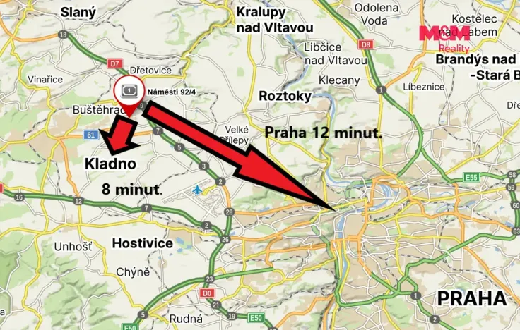 Prodej obchodního prostoru, Buštěhrad, Náměstí, 226 m2