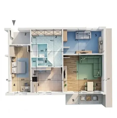 Prodej bytu 3+1, Brno, Blatnická, 72 m2