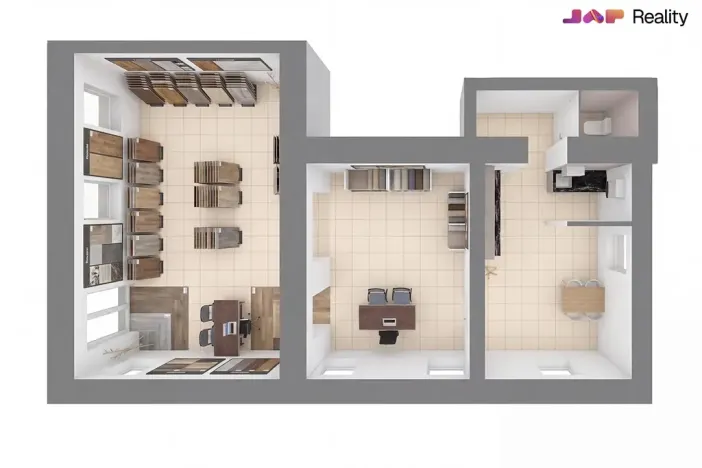 Pronájem komerční nemovitosti, Rosice, Palackého nám., 100 m2
