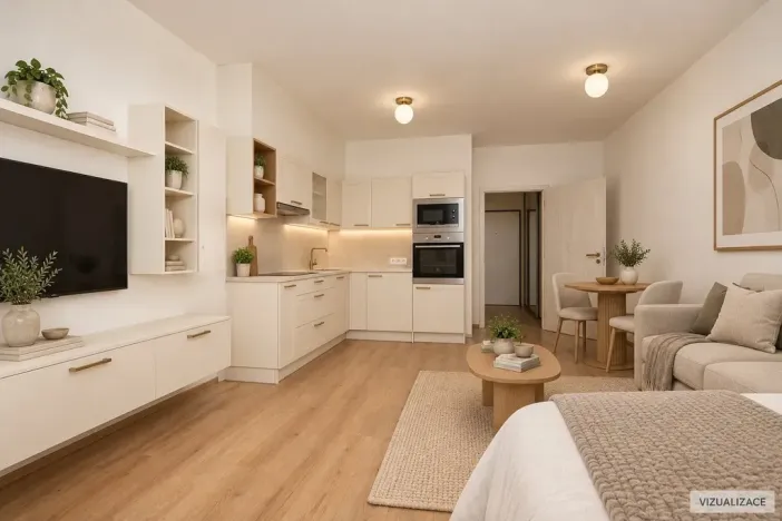 Prodej bytu 1+kk, Praha - Letňany, Pavla Beneše, 34 m2