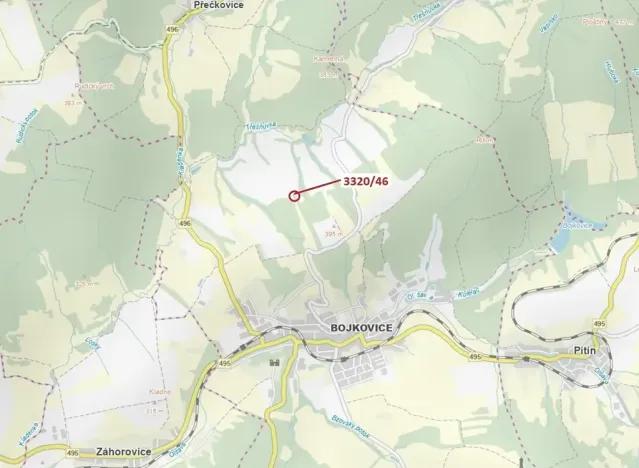 Dražba pole, Bojkovice, 94 m2