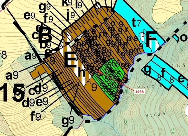 Dražba lesa, Kelníky, 1069 m2