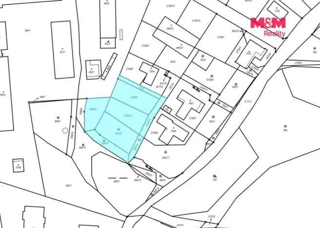 Prodej pozemku pro bydlení, Písek, Na Jihru, 2647 m2