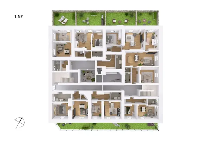 Prodej bytu 2+kk, Postupice, Blanická, 68 m2