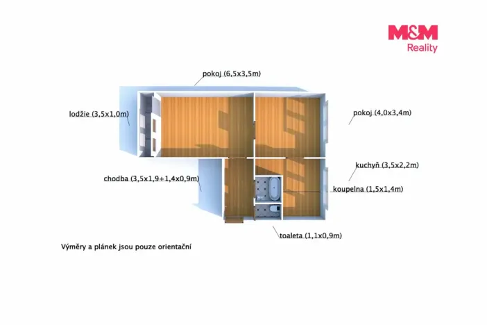 Prodej bytu 2+1, Rotava, Sídliště, 58 m2