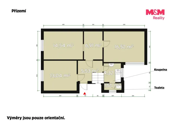 Prodej rodinného domu, Řevničov, Vrchlického, 74 m2