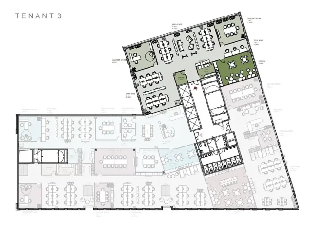 Pronájem kanceláře, Praha - Smíchov, Plzeňská, 1000 m2