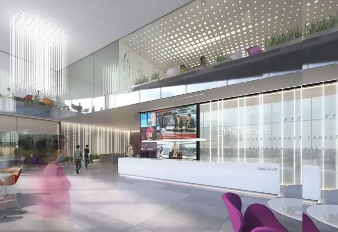Pronájem kanceláře, Praha - Smíchov, Plzeňská, 600 m2