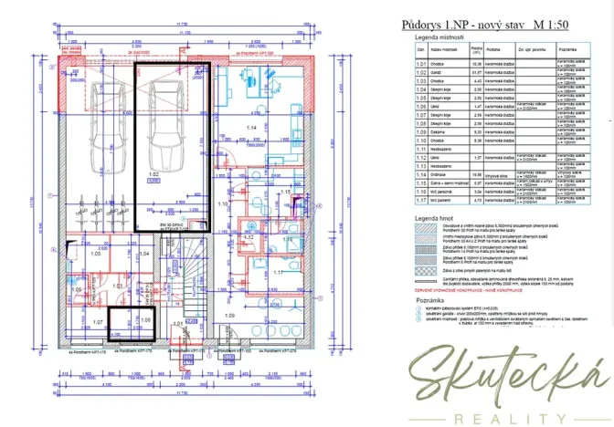 Pronájem bytu 3+kk, Hodonín, 66 m2