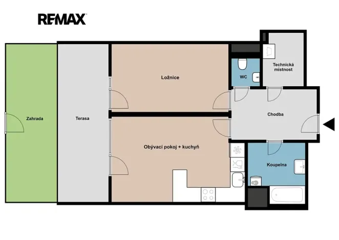 Pronájem bytu 2+kk, Plzeň, K Lutové, 55 m2