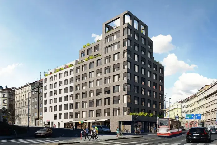 Pronájem bytu 1+kk, Praha - Smíchov, Plzeňská, 20 m2
