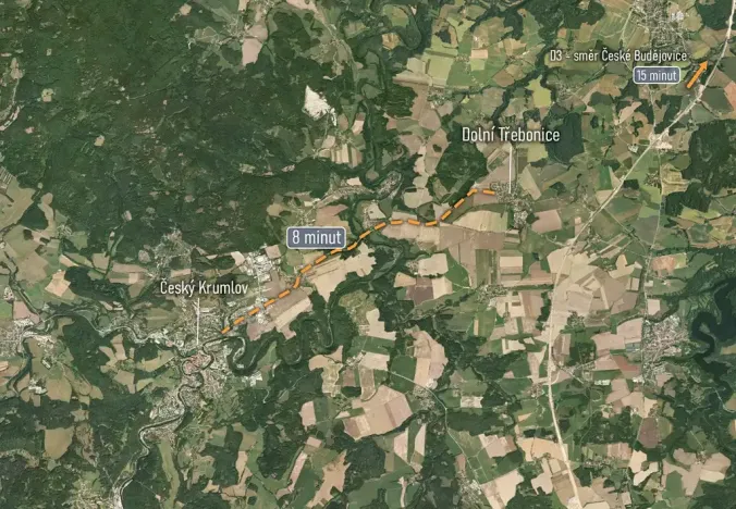Prodej pozemku pro bydlení, Dolní Třebonín, 3318 m2