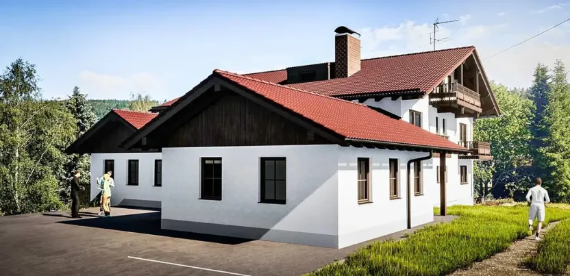 Prodej bytu 2+kk, Bayerisch Eisenstein, Německo, Brennesstraße, 58 m2