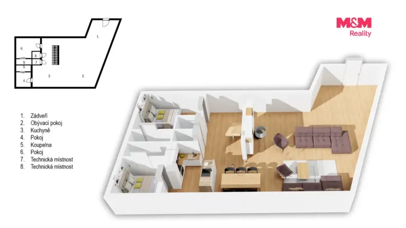 Pronájem atypického bytu, Praha - Nové Město, Pštrossova, 170 m2