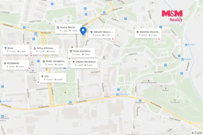 Prodej bytu 1+kk, Ústí nad Labem - Krásné Březno, U Pivovarské zahrady, 31 m2
