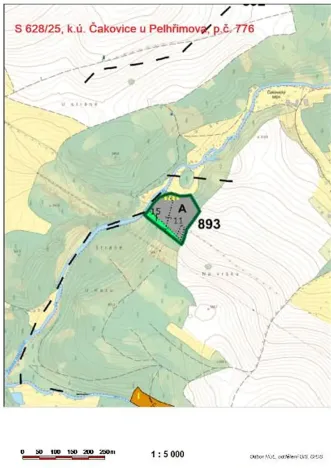 Prodej lesa, Pelhřimov, 14638 m2