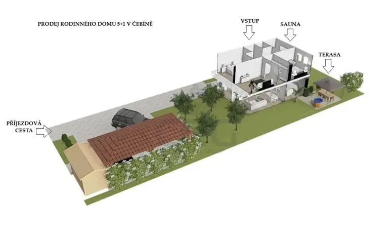 Prodej rodinného domu, Čebín, 158 m2