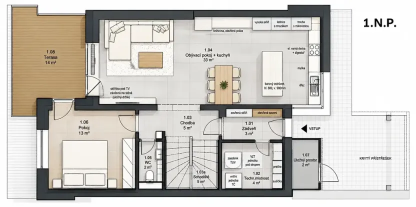 Prodej rodinného domu, Luhačovice, Leoše Janáčka, 115 m2