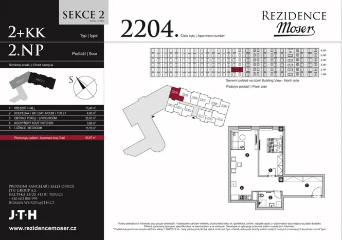 Prodej bytu 2+kk, Karlovy Vary, Chebská, 64 m2
