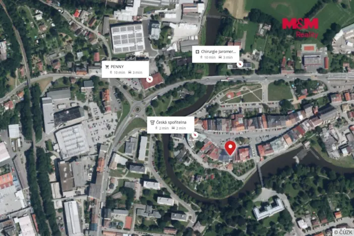 Pronájem bytu 1+1, Jaroměř, nám. Československé armády, 50 m2