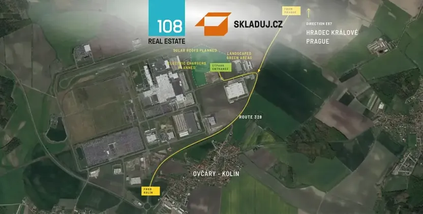 Pronájem skladu, Ovčáry, 10000 m2