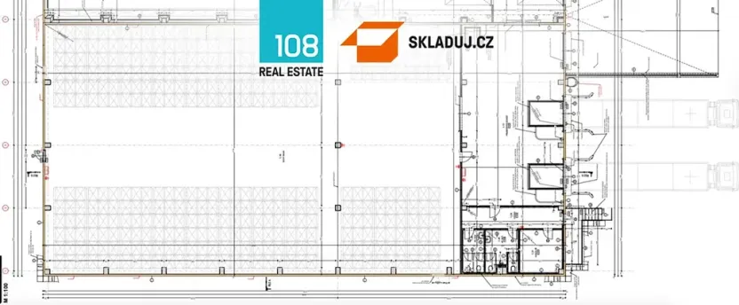 Pronájem skladu, Zdice, 960 m2