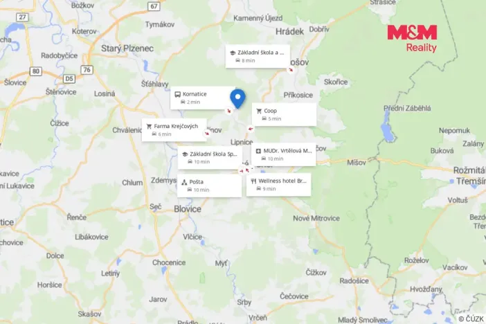 Prodej pozemku pro bydlení, Kornatice, 806 m2