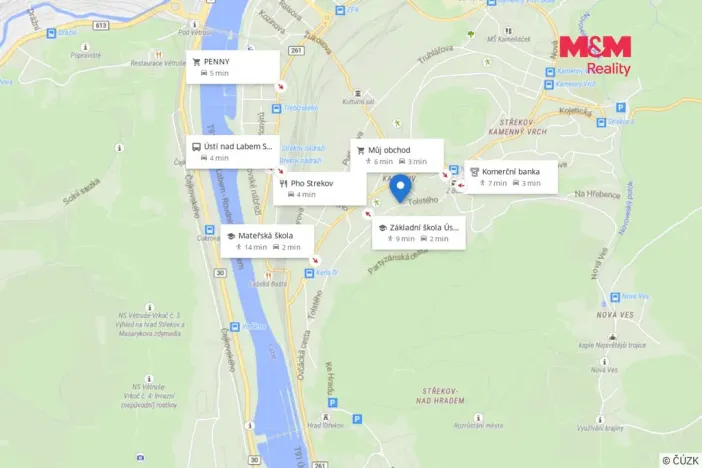 Prodej bytu 3+1, Ústí nad Labem - Střekov, Tolstého, 65 m2
