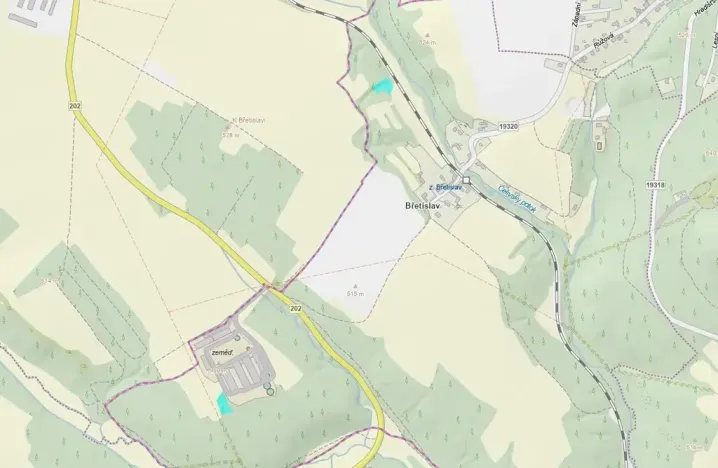Dražba pozemku, Konstantinovy Lázně, 3741 m2