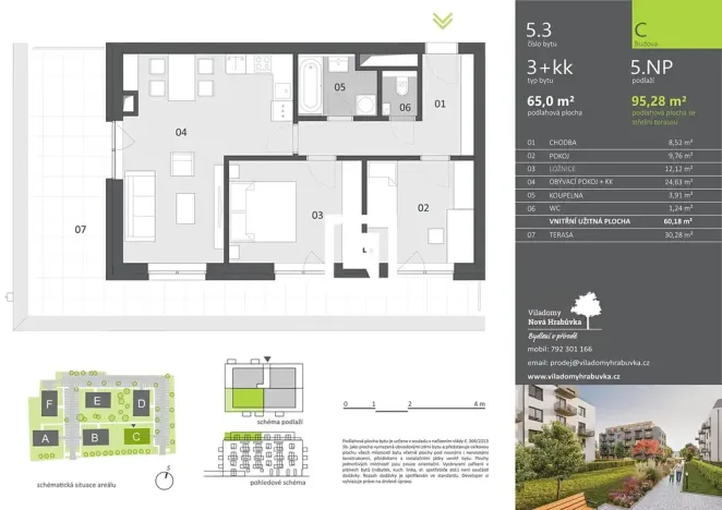 Prodej bytu 3+kk, Ostrava, 65 m2