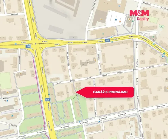 Pronájem garáže, Olomouc - Nová Ulice, 17 m2