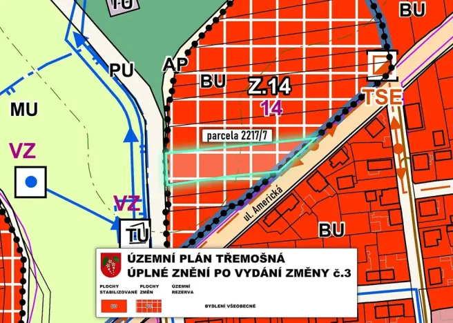 Prodej pozemku pro bydlení, Třemošná, 1567 m2