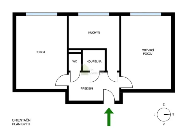 Prodej bytu 2+1, Praha - Malešice, Bydžovského, 54 m2