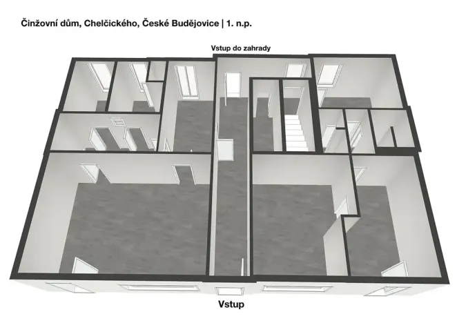 Prodej komerční nemovitosti, České Budějovice, Chelčického, 489 m2