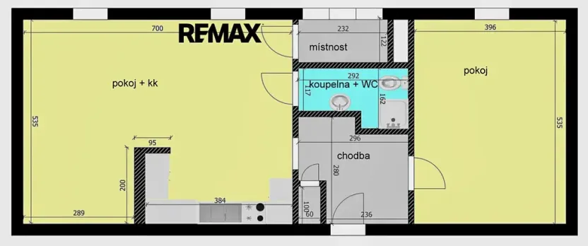 Pronájem bytu 2+kk, Nymburk, Jičínská, 70 m2