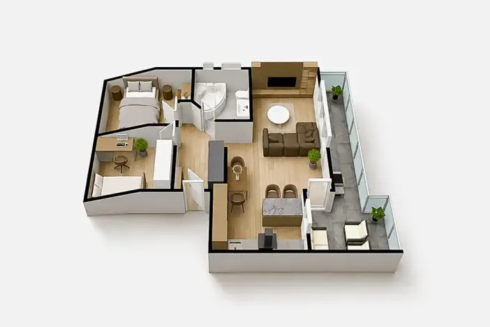 Prodej bytu 3+kk, Bošovice, Vyhlídka, 84 m2