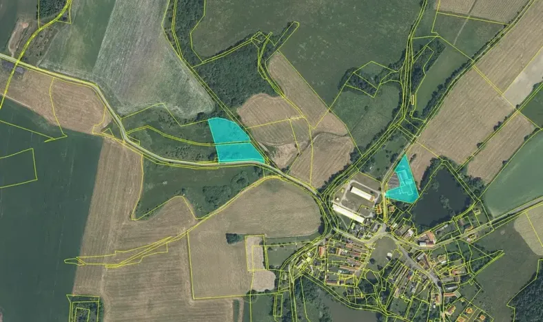 Dražba pozemku, Staré Sedlo, 223600 m2
