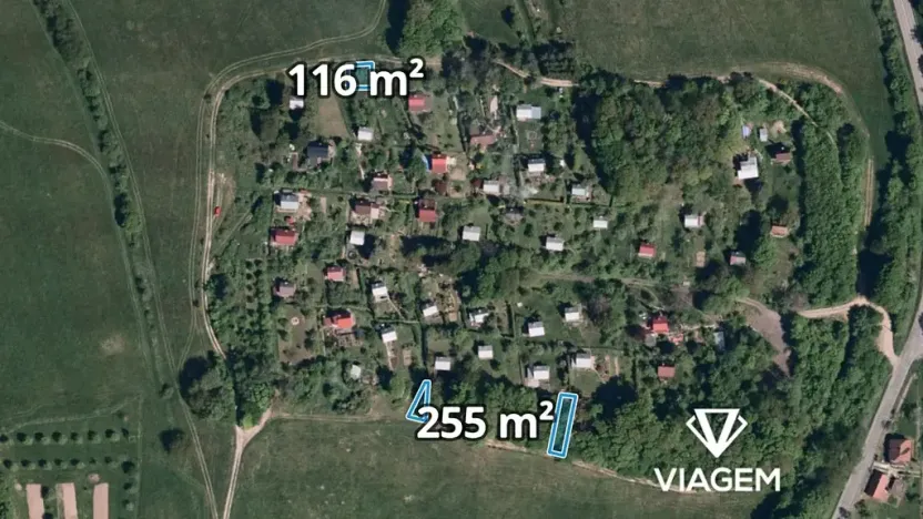 Prodej zahrady, Březůvky, 371 m2