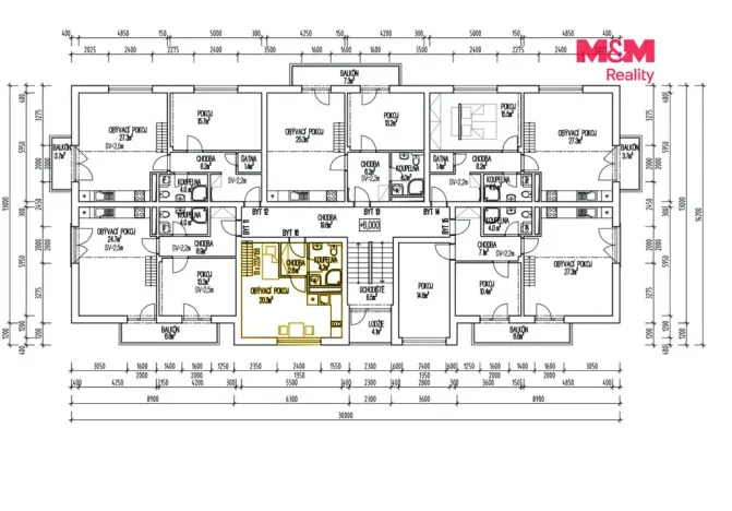 Prodej bytu 2+kk, Žleby, Polní, 40 m2