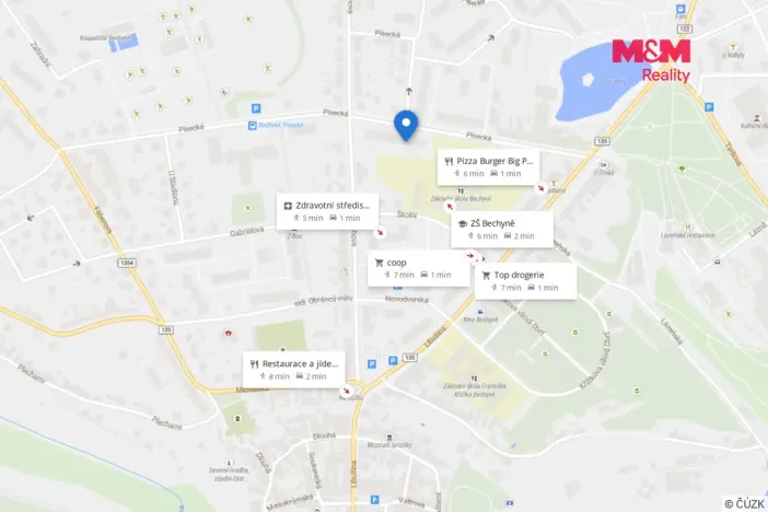 Pronájem bytu 1+1, Bechyně, Písecká, 36 m2