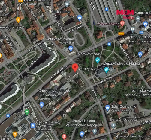 Pronájem obchodního prostoru, Kladno, J. Hory, 11 m2