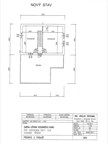 Pronájem kanceláře, Zlín, Pod Vodojemem, 180 m2